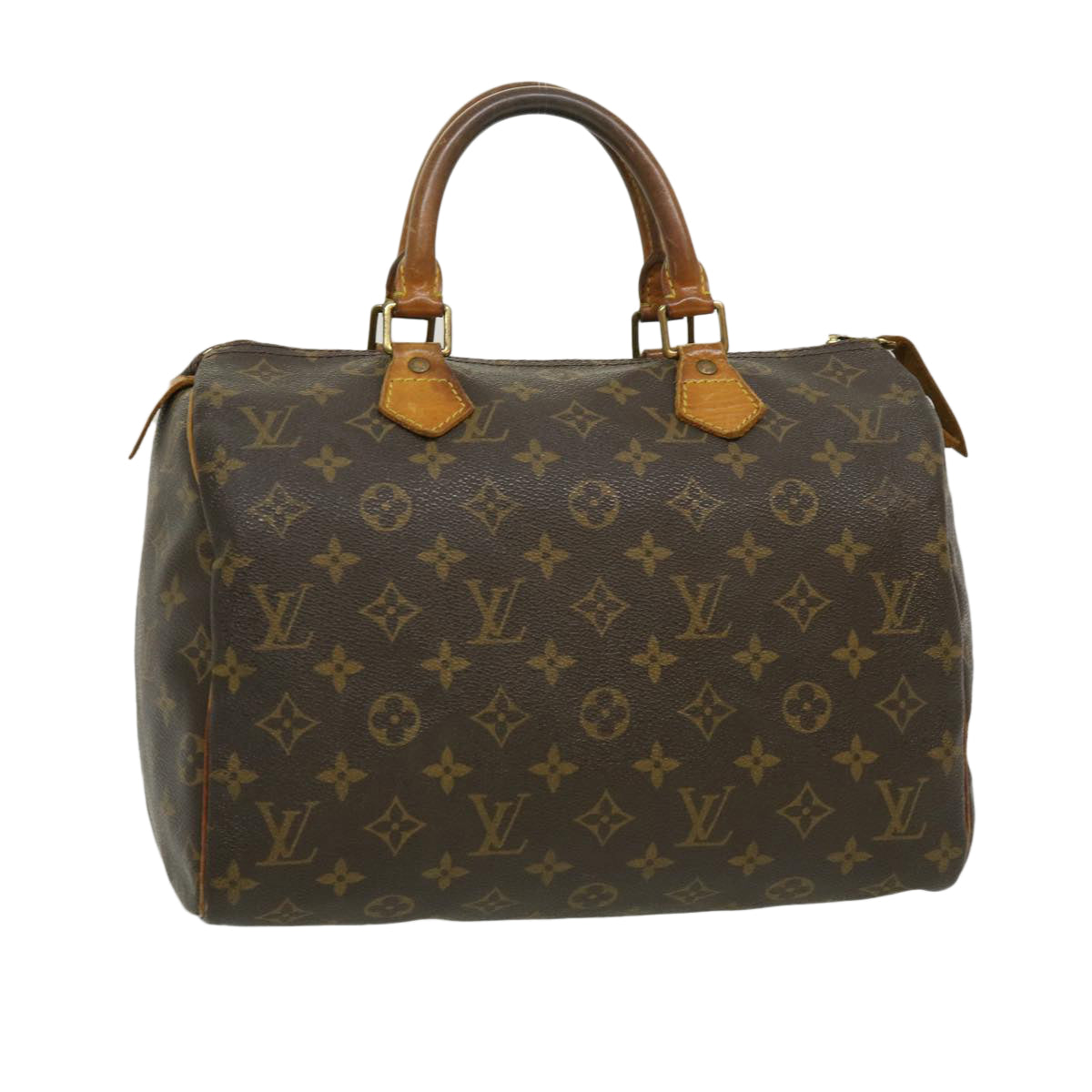 LOUIS VUITTON Monogram Speedy 30 Hand Bag M41526 LV Auth jk1823