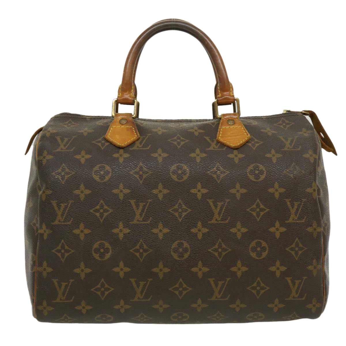 LOUIS VUITTON Monogram Speedy 30 Hand Bag M41526 LV Auth jk1823