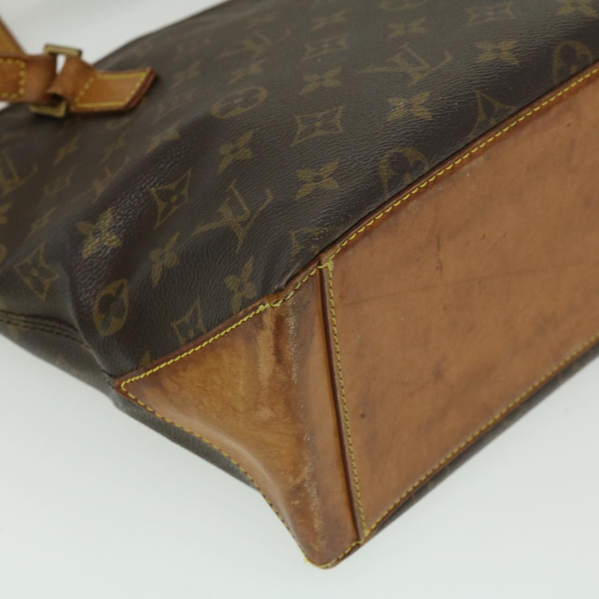 LOUIS VUITTON Monogram Cabas Piano Tote Bag M51148 LV Auth jk1854