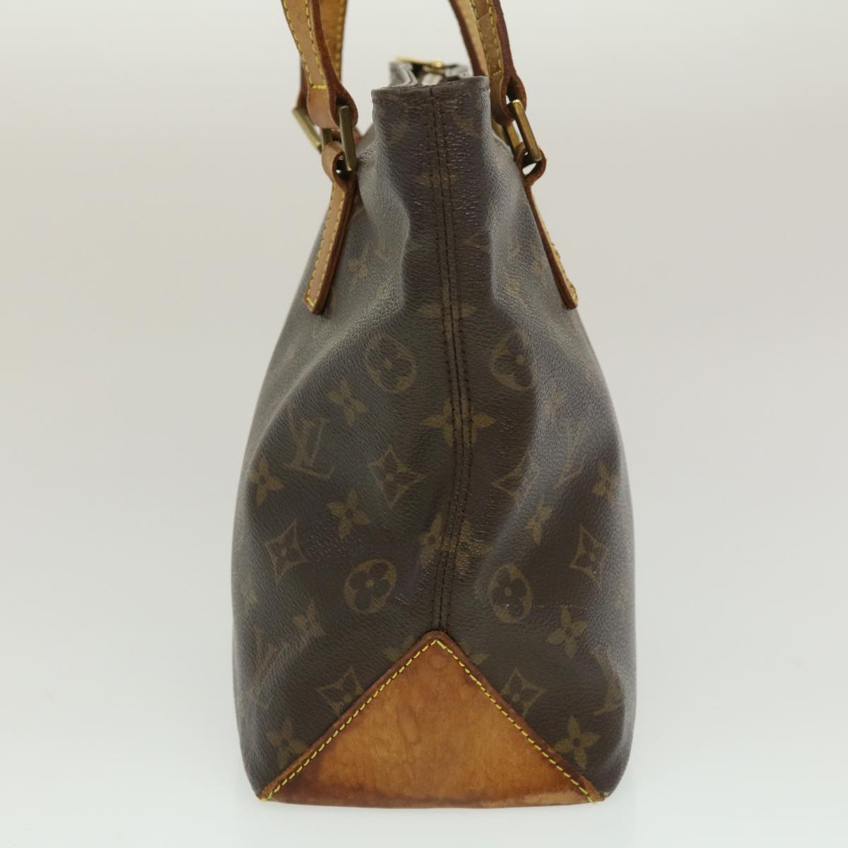 LOUIS VUITTON Monogram Cabas Piano Tote Bag M51148 LV Auth jk1854