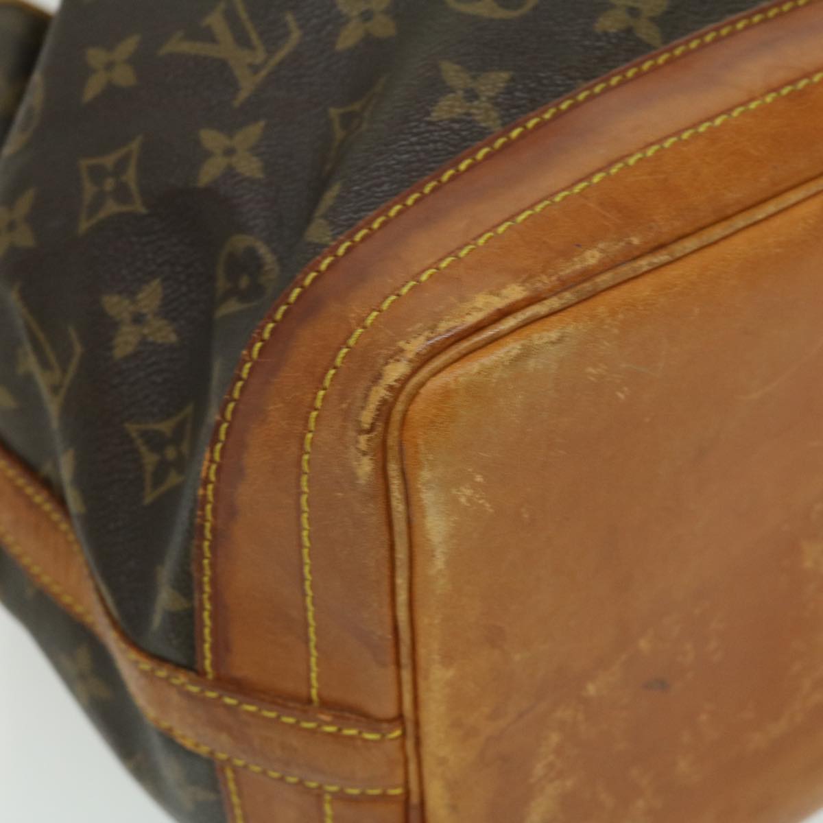 LOUIS VUITTON Monogram Noe Shoulder Bag M42224 LV Auth jk1861