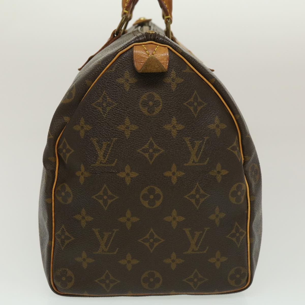 LOUIS VUITTON Monogram Speedy 35 Hand Bag M41524 LV Auth jk1876