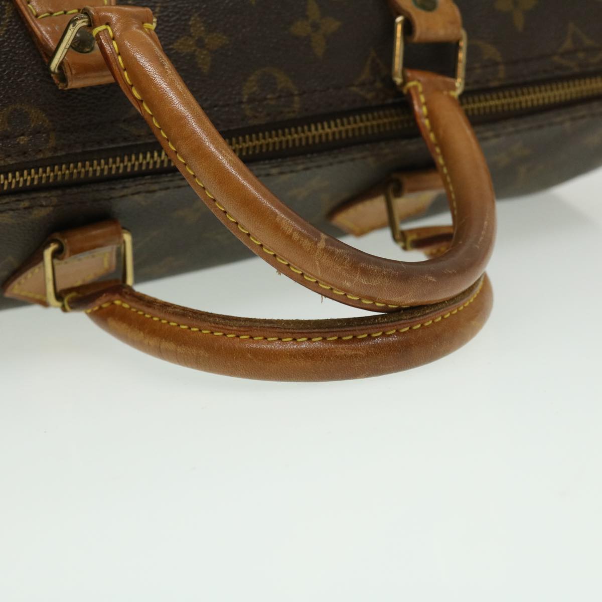 LOUIS VUITTON Monogram Speedy 35 Hand Bag M41524 LV Auth jk1876