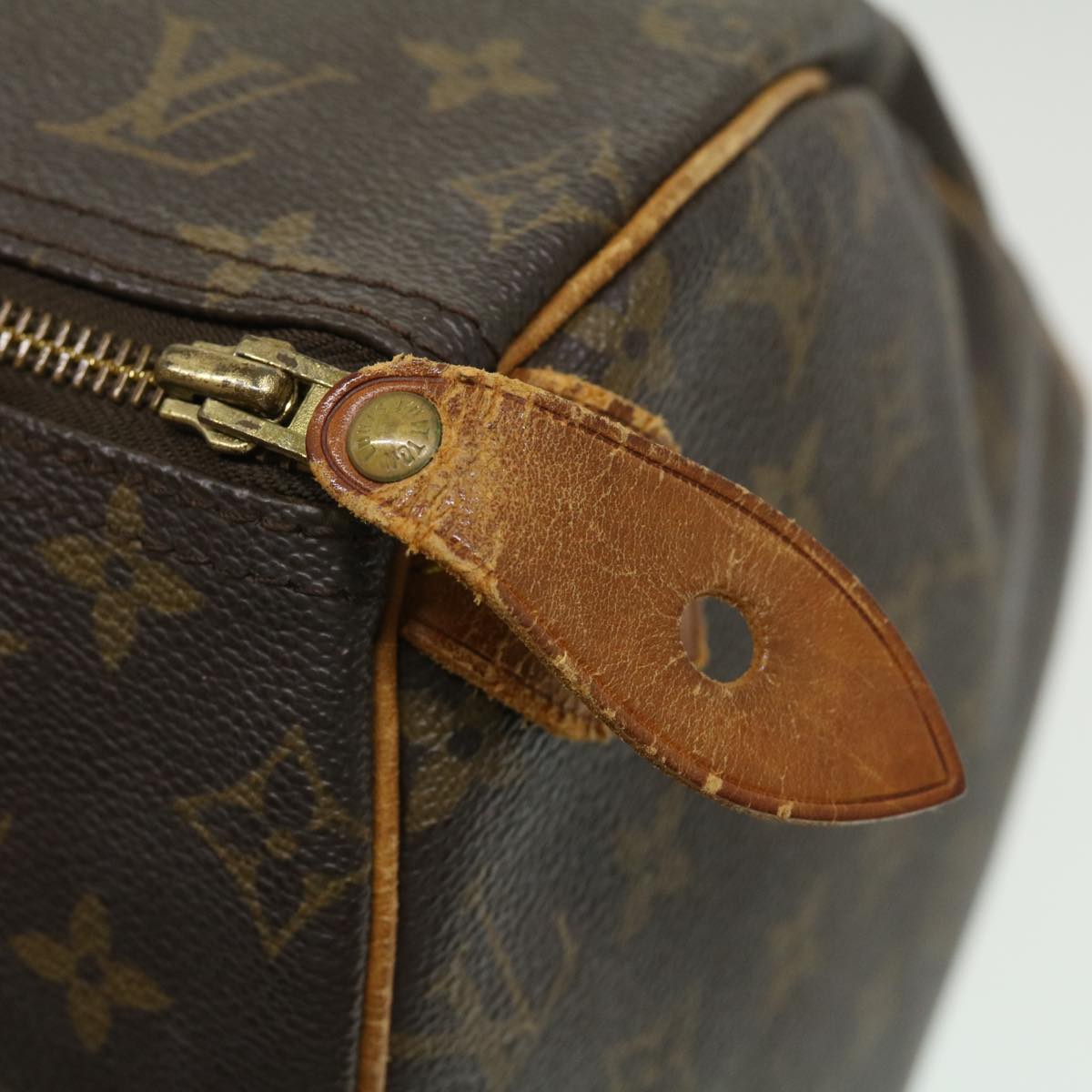 LOUIS VUITTON Monogram Speedy 40 Hand Bag M41522 LV Auth jk1885