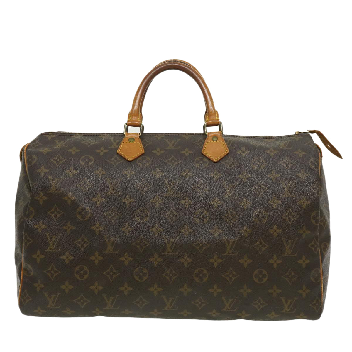 LOUIS VUITTON Monogram Speedy 40 Hand Bag M41522 LV Auth jk1885