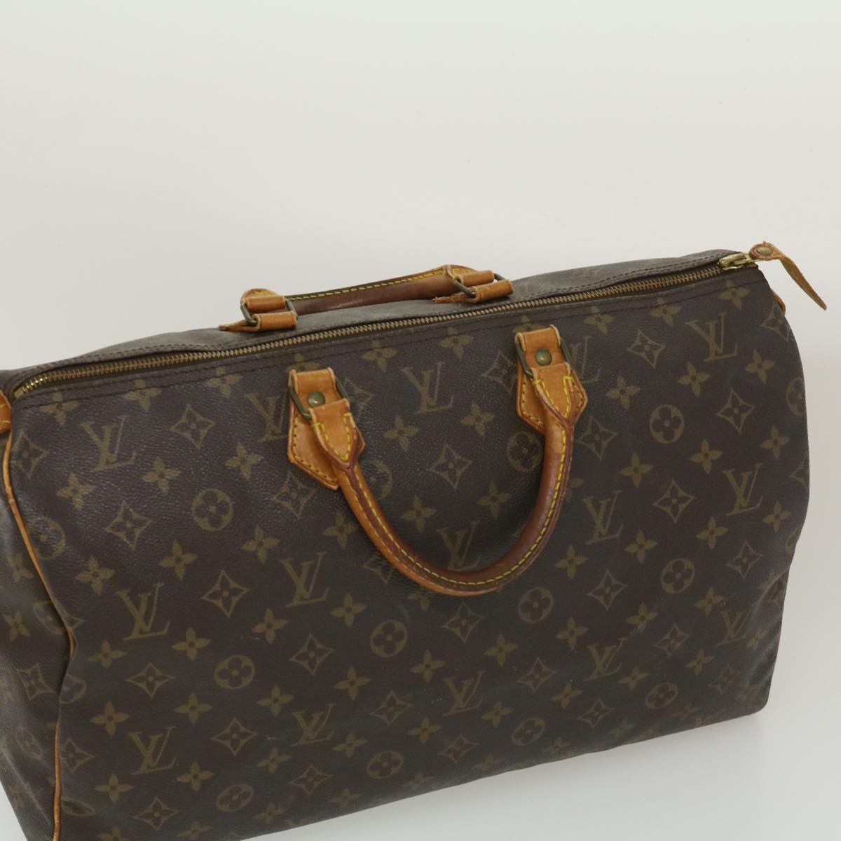 LOUIS VUITTON Monogram Speedy 40 Hand Bag M41522 LV Auth jk1885