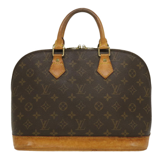 LOUIS VUITTON Monogram Alma Hand Bag M51130 LV Auth jk1907