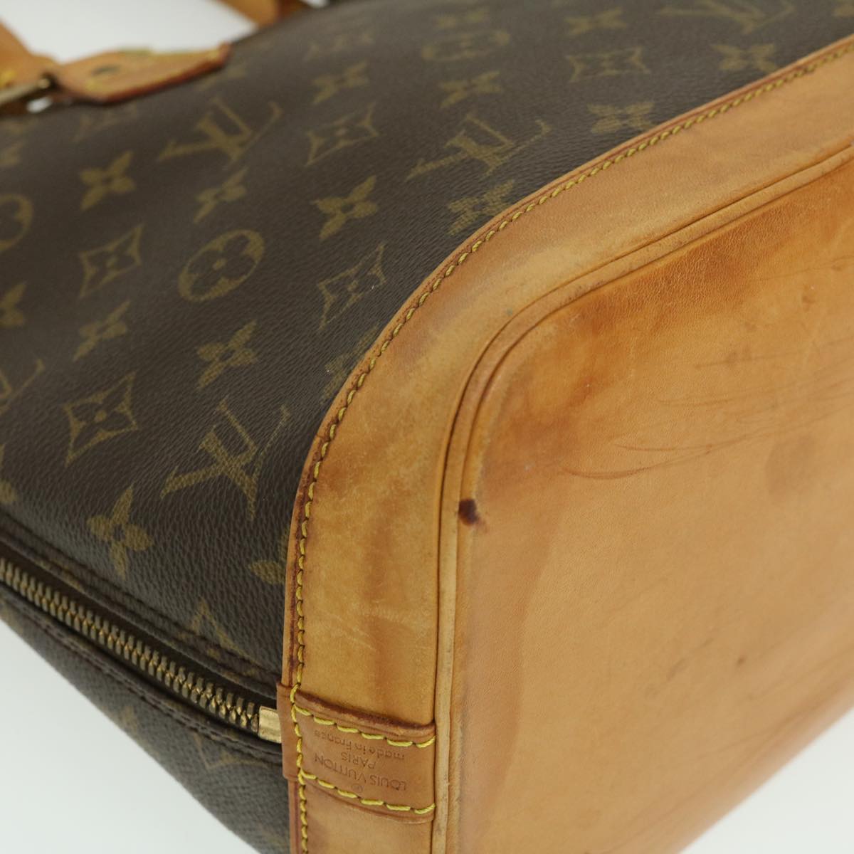 LOUIS VUITTON Monogram Alma Hand Bag M51130 LV Auth jk1909