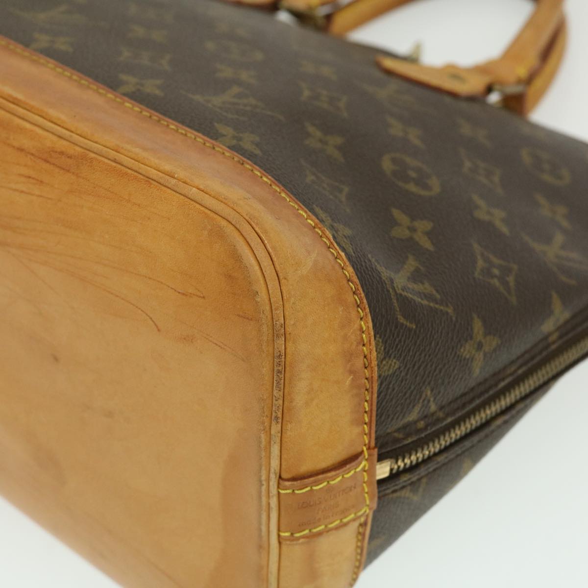 LOUIS VUITTON Monogram Alma Hand Bag M51130 LV Auth jk1909