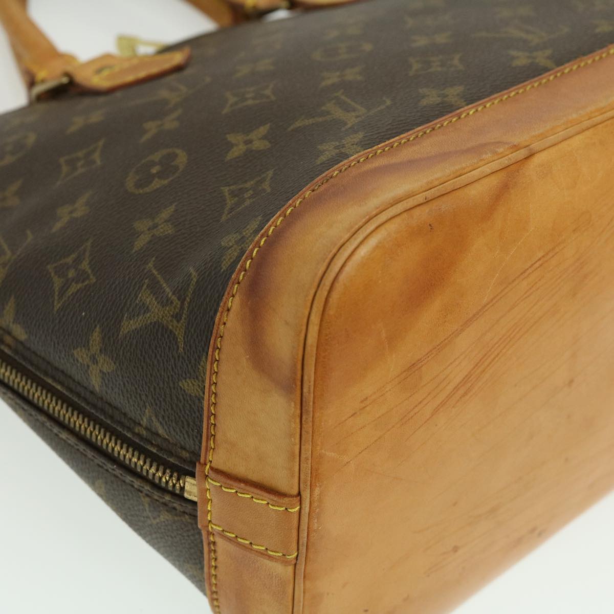 LOUIS VUITTON Monogram Alma Hand Bag M51130 LV Auth jk1909