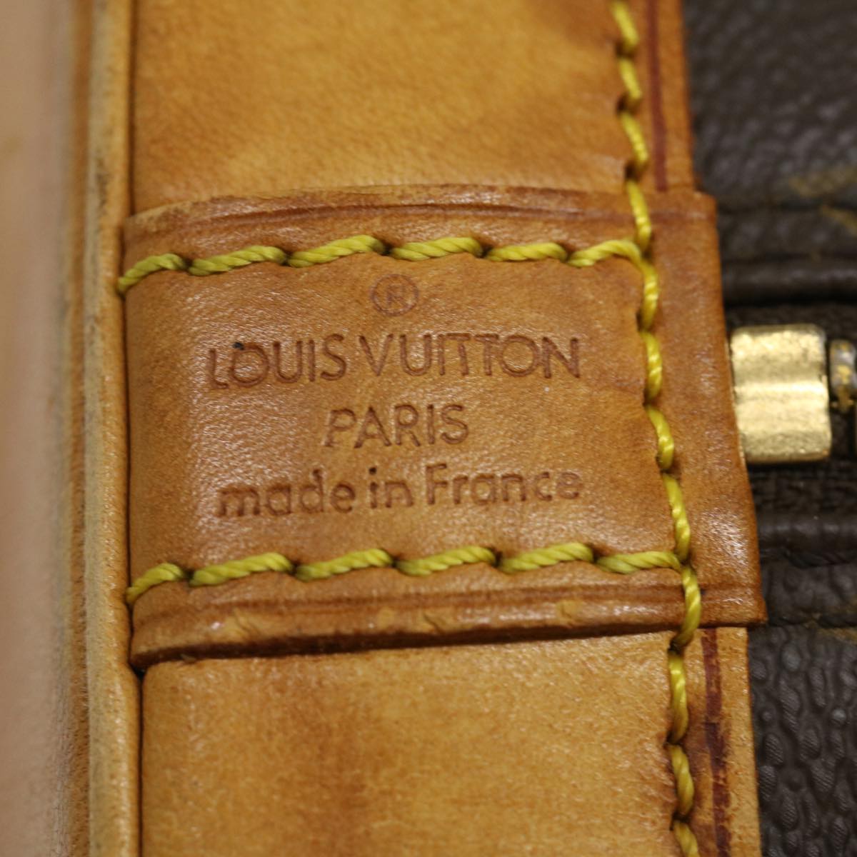 LOUIS VUITTON Monogram Alma Hand Bag M51130 LV Auth jk1909