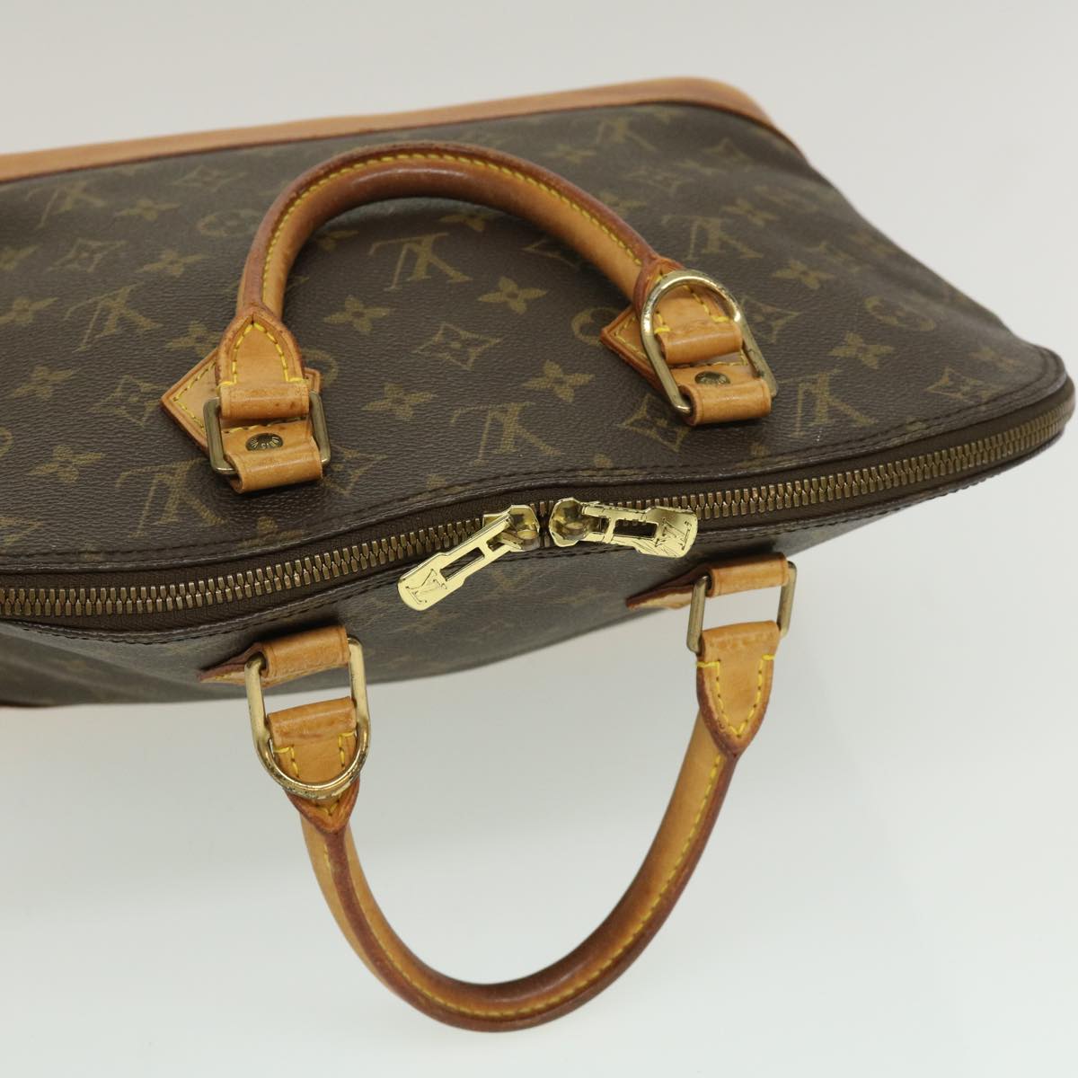 LOUIS VUITTON Monogram Alma Hand Bag M51130 LV Auth jk1909