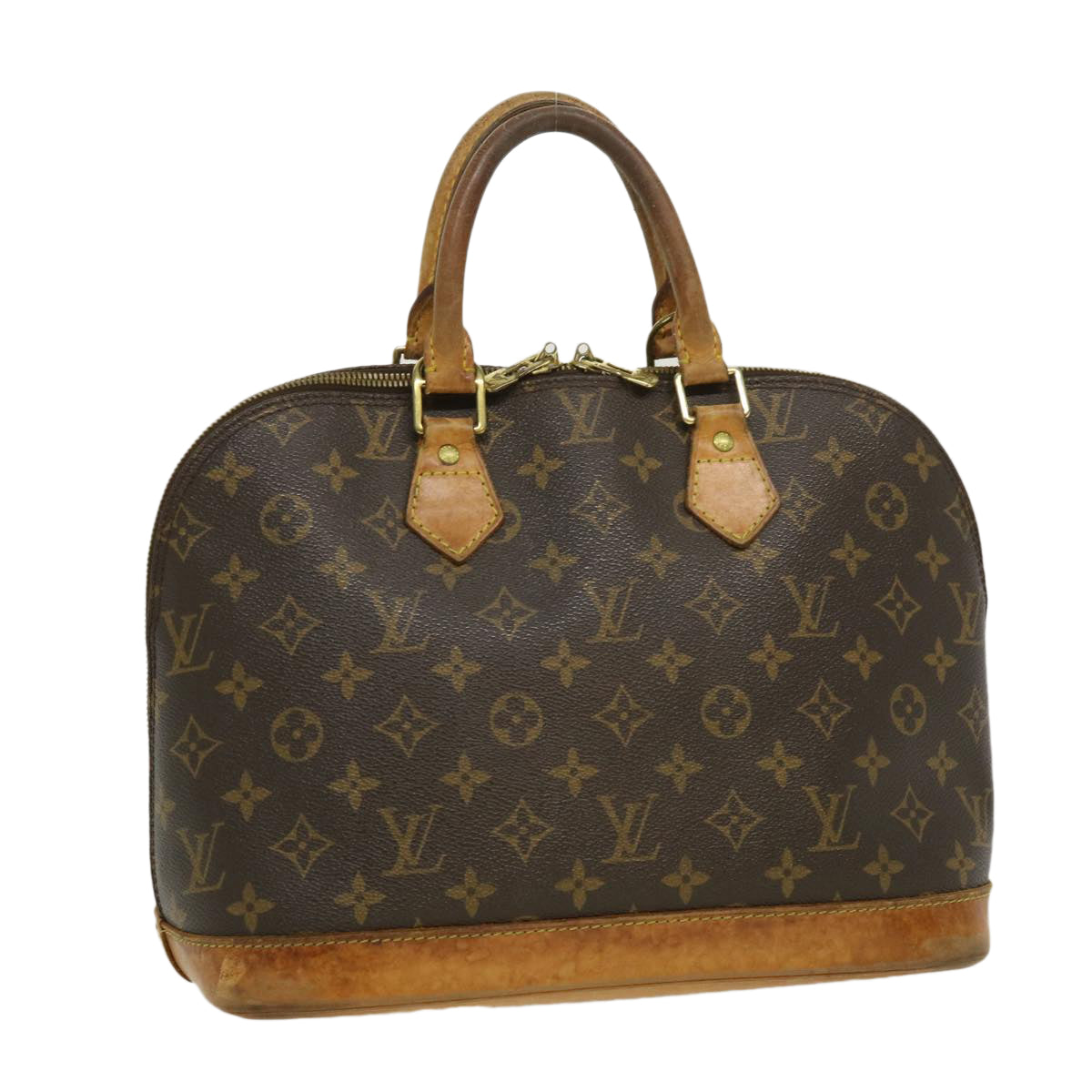 LOUIS VUITTON Monogram Alma Hand Bag M51130 LV Auth jk1911