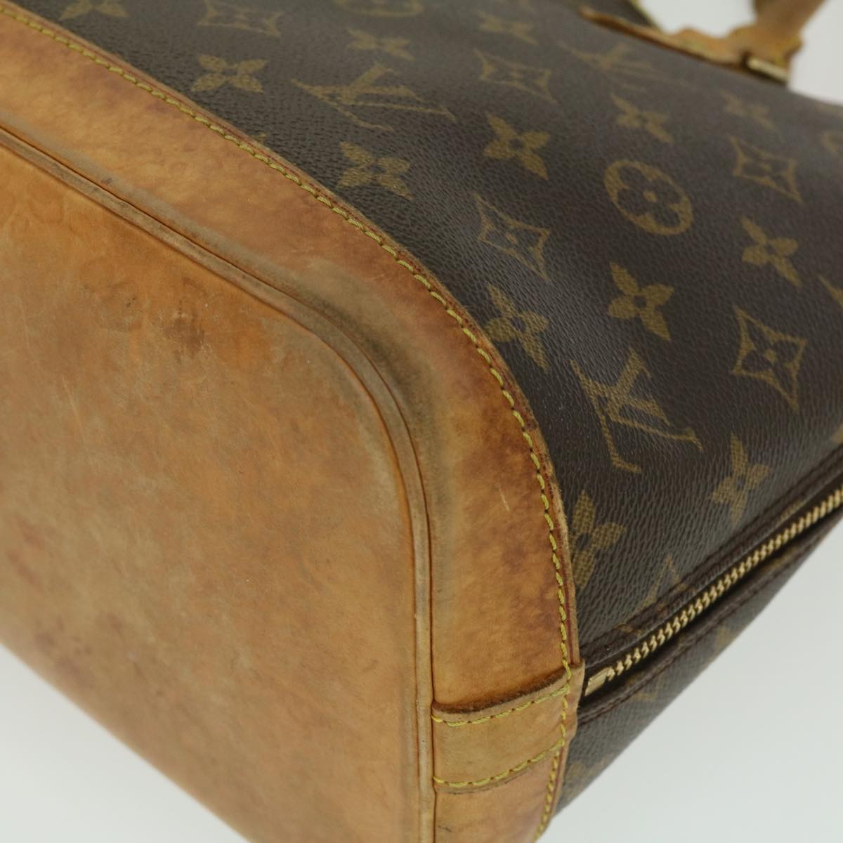 LOUIS VUITTON Monogram Alma Hand Bag M51130 LV Auth jk1911