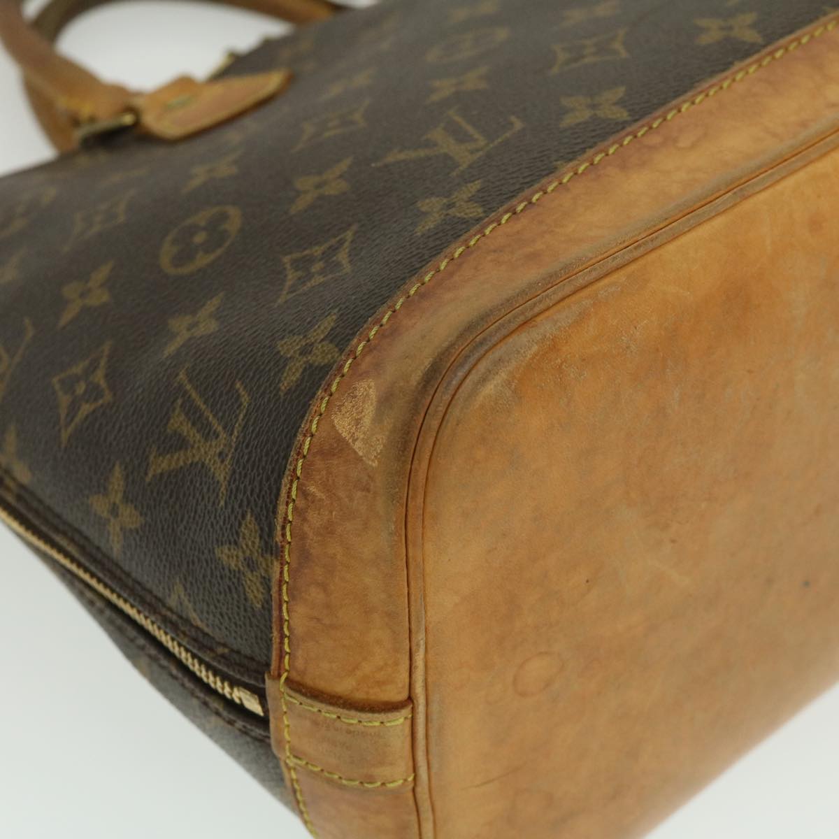 LOUIS VUITTON Monogram Alma Hand Bag M51130 LV Auth jk1911