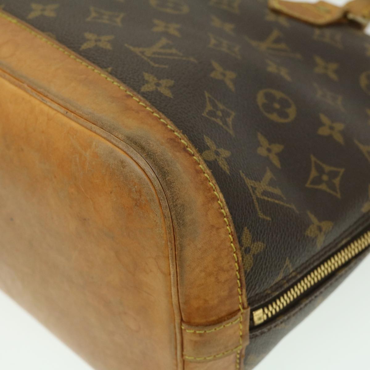 LOUIS VUITTON Monogram Alma Hand Bag M51130 LV Auth jk1911