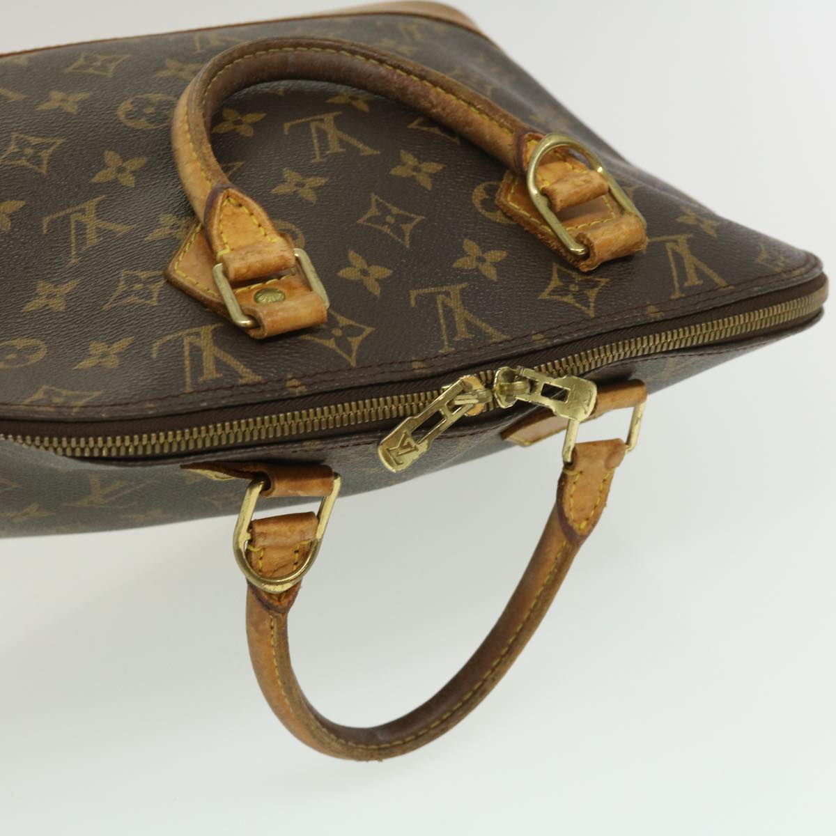 LOUIS VUITTON Monogram Alma Hand Bag M51130 LV Auth jk1911