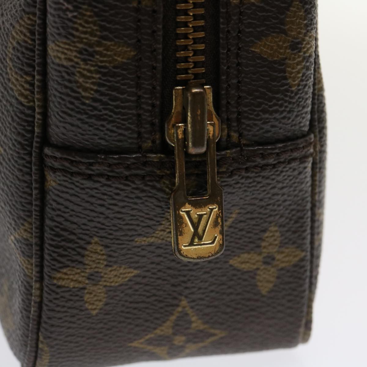 LOUIS VUITTON Monogram Trousse Toilette 23 Clutch Bag M47524 LV Auth jk1914