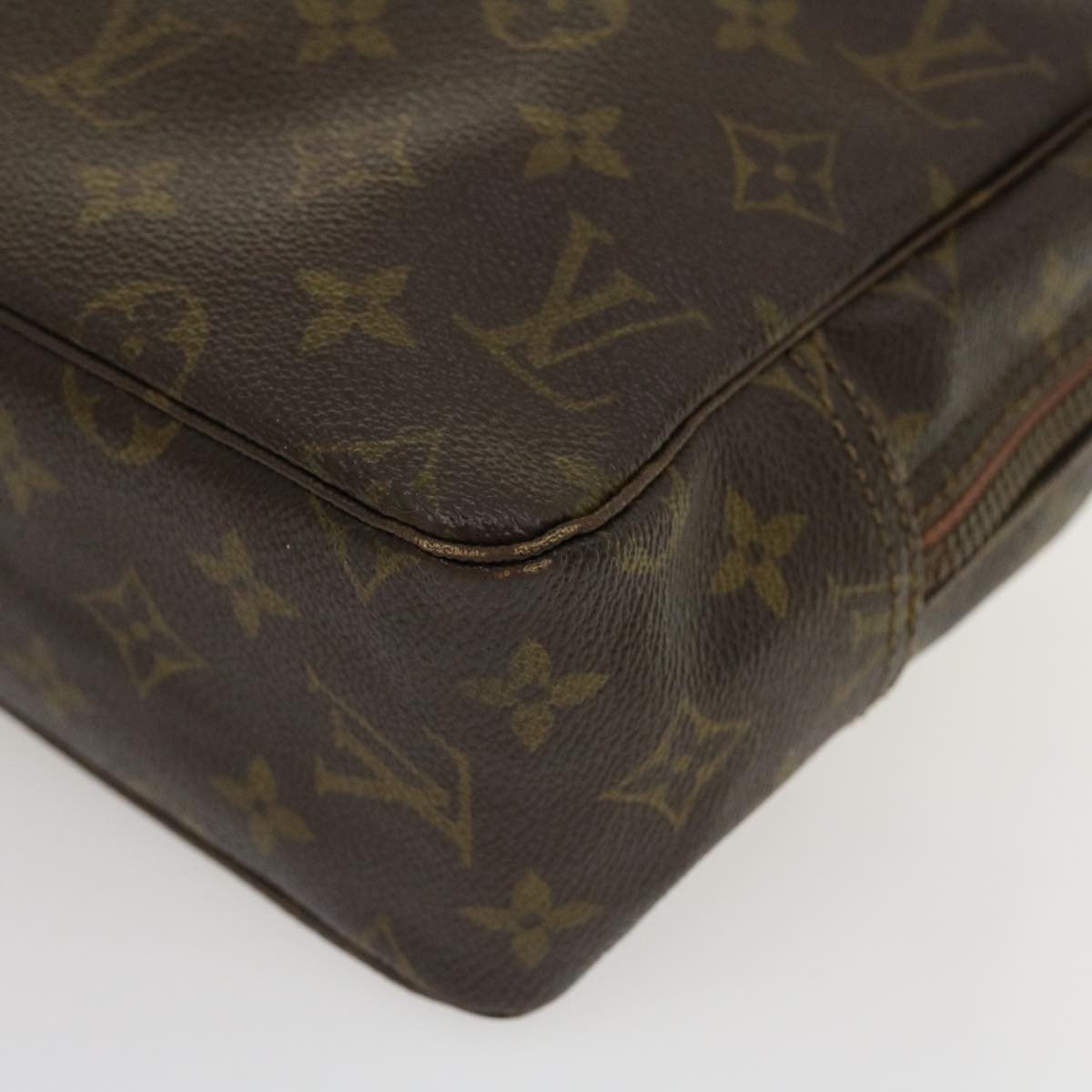 LOUIS VUITTON Monogram Trousse Toilette 28 Clutch Bag M47522 LV Auth jk1932