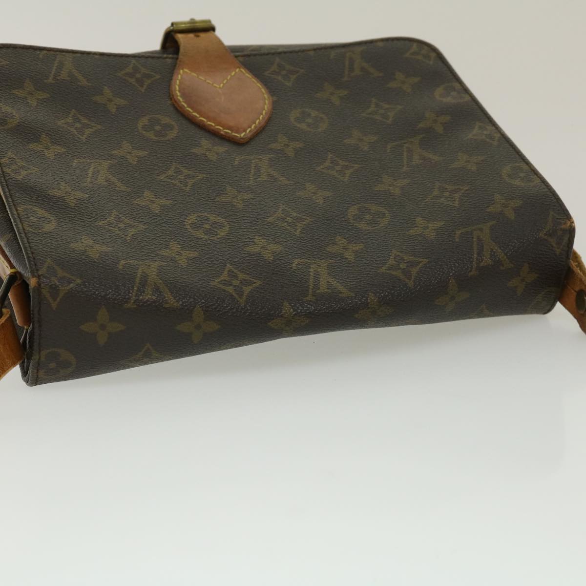 LOUIS VUITTON Monogram Cartouchiere GM Shoulder Bag M51252 LV Auth jk1947