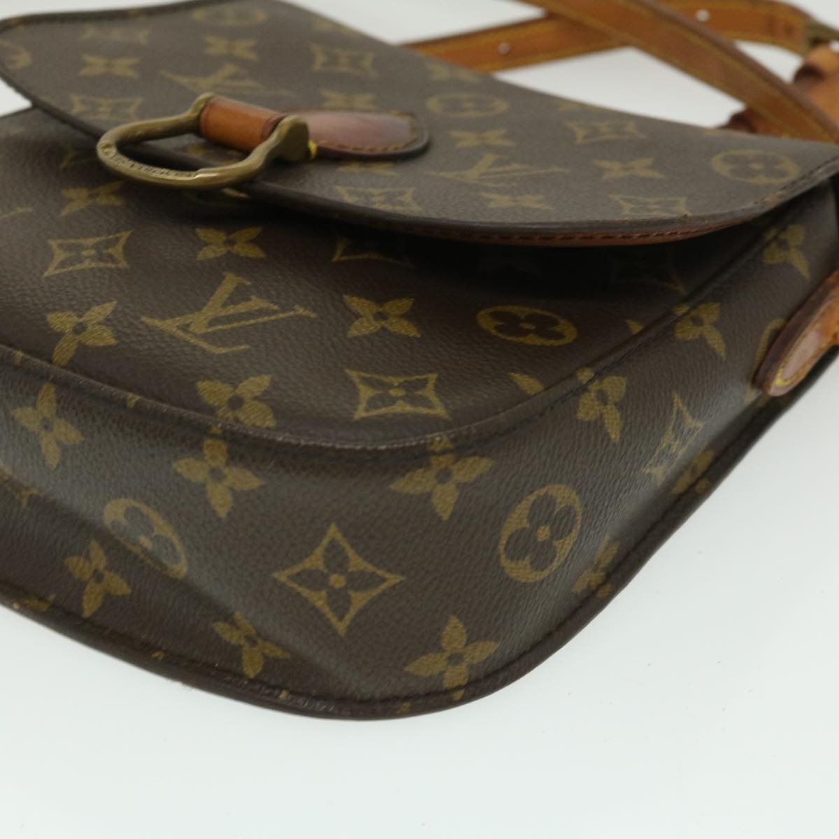 LOUIS VUITTON Monogram Saint Cloud MM Shoulder Bag M51243 LV Auth jk1954