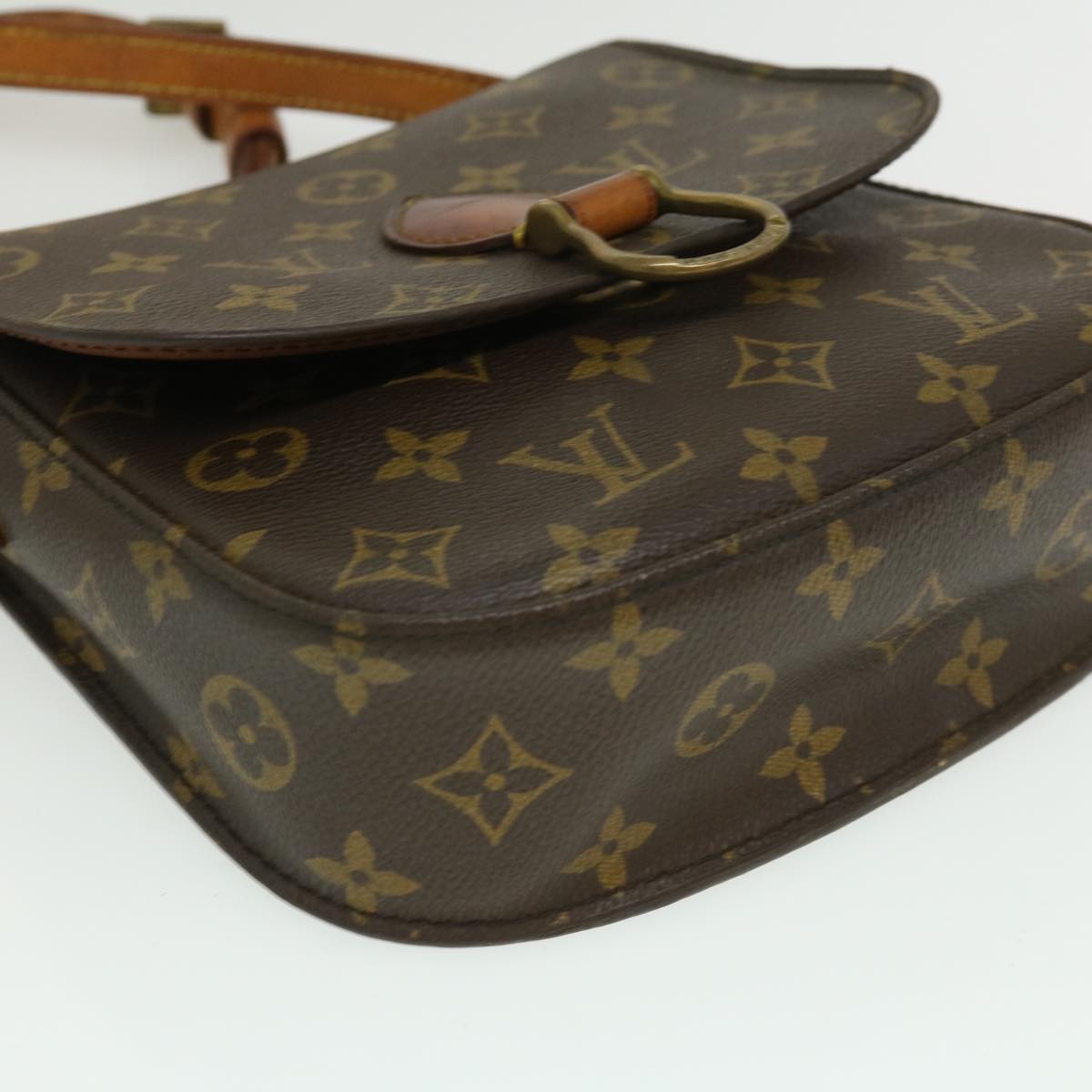 LOUIS VUITTON Monogram Saint Cloud MM Shoulder Bag M51243 LV Auth jk1954