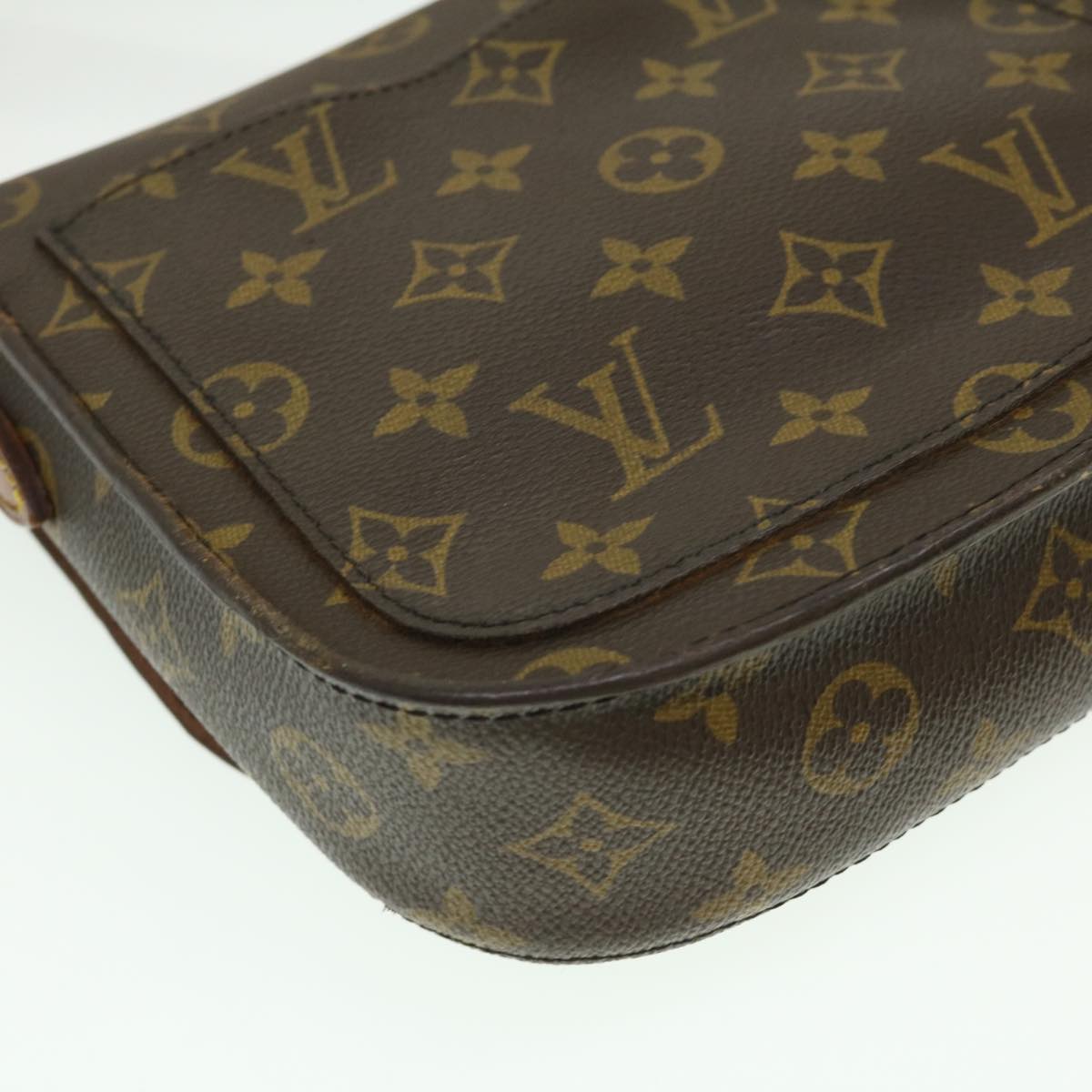 LOUIS VUITTON Monogram Saint Cloud MM Shoulder Bag M51243 LV Auth jk1954