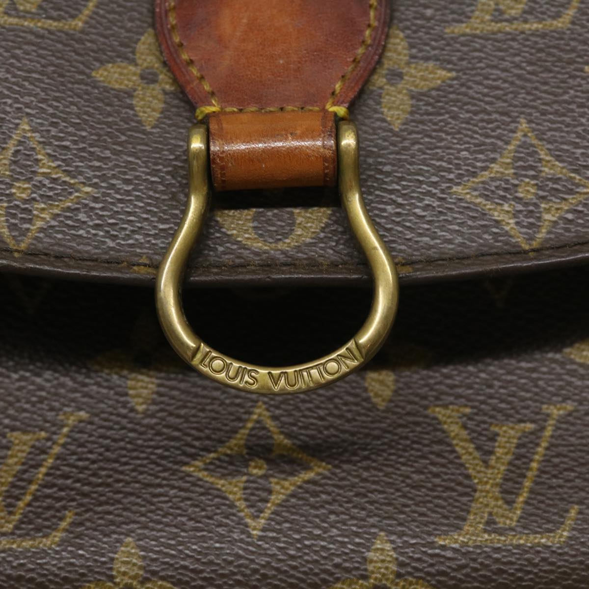 LOUIS VUITTON Monogram Saint Cloud MM Shoulder Bag M51243 LV Auth jk1954