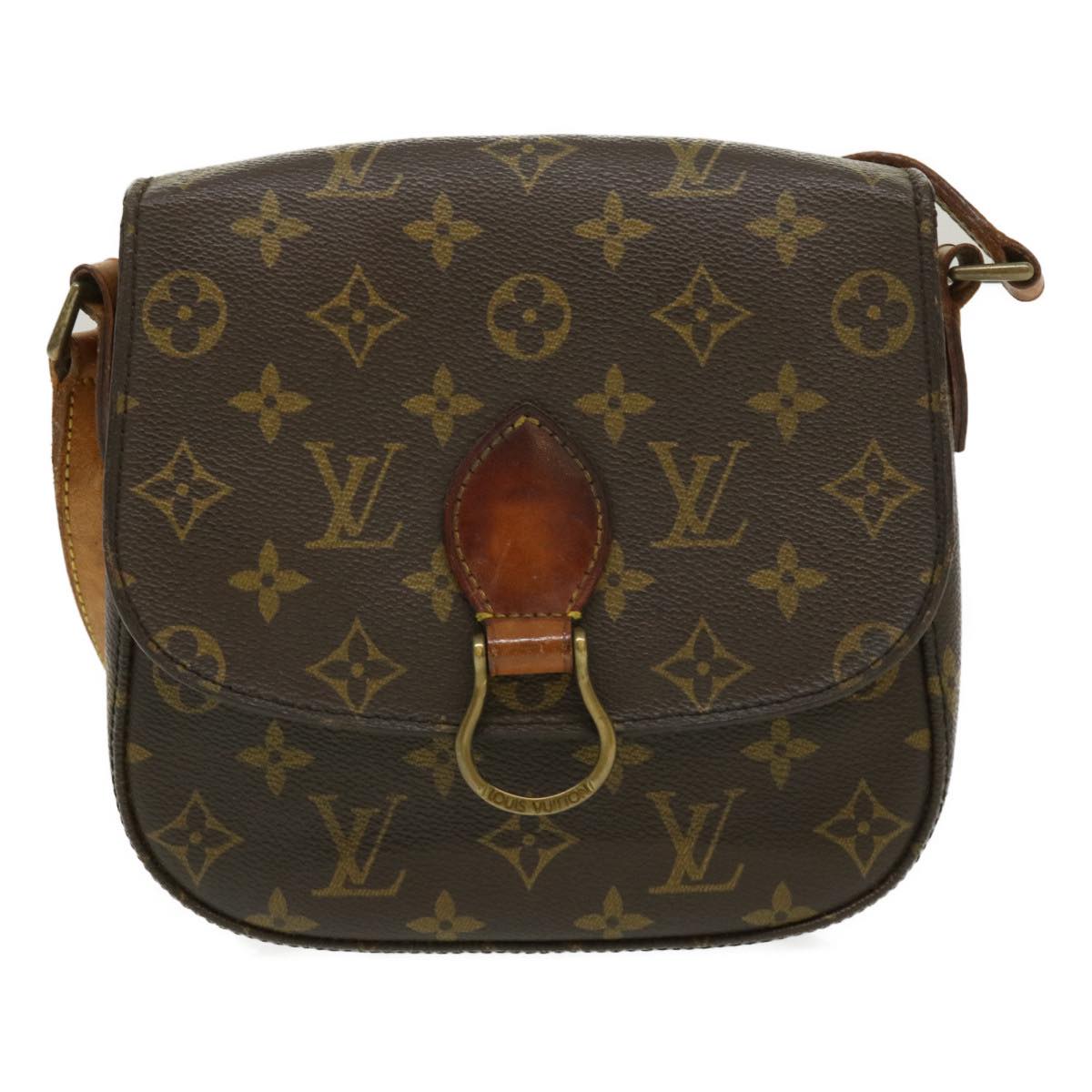 LOUIS VUITTON Monogram Saint Cloud MM Shoulder Bag M51243 LV Auth jk1954