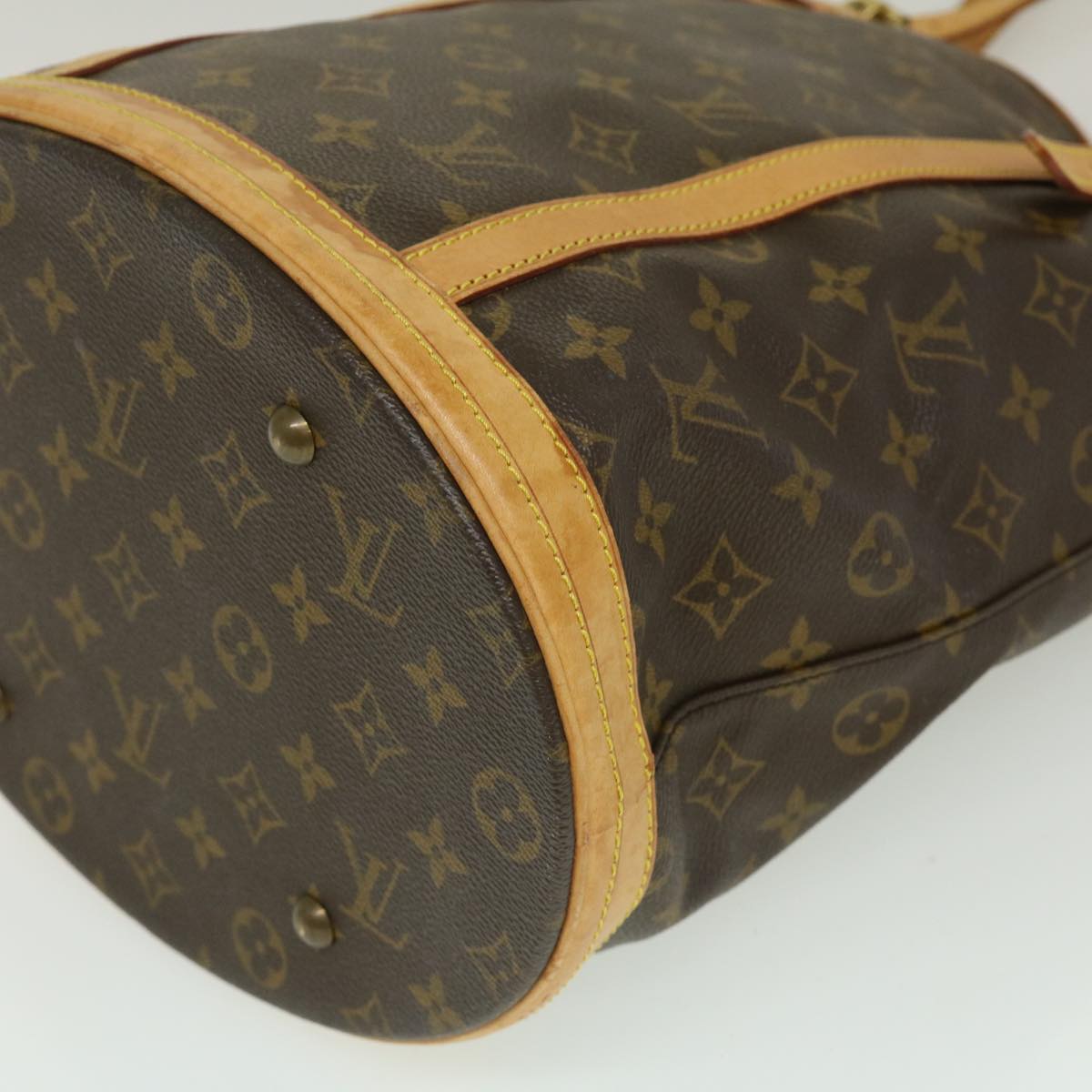 LOUIS VUITTON Monogram Bucket GM Shoulder Bag M42236 LV Auth jk1975