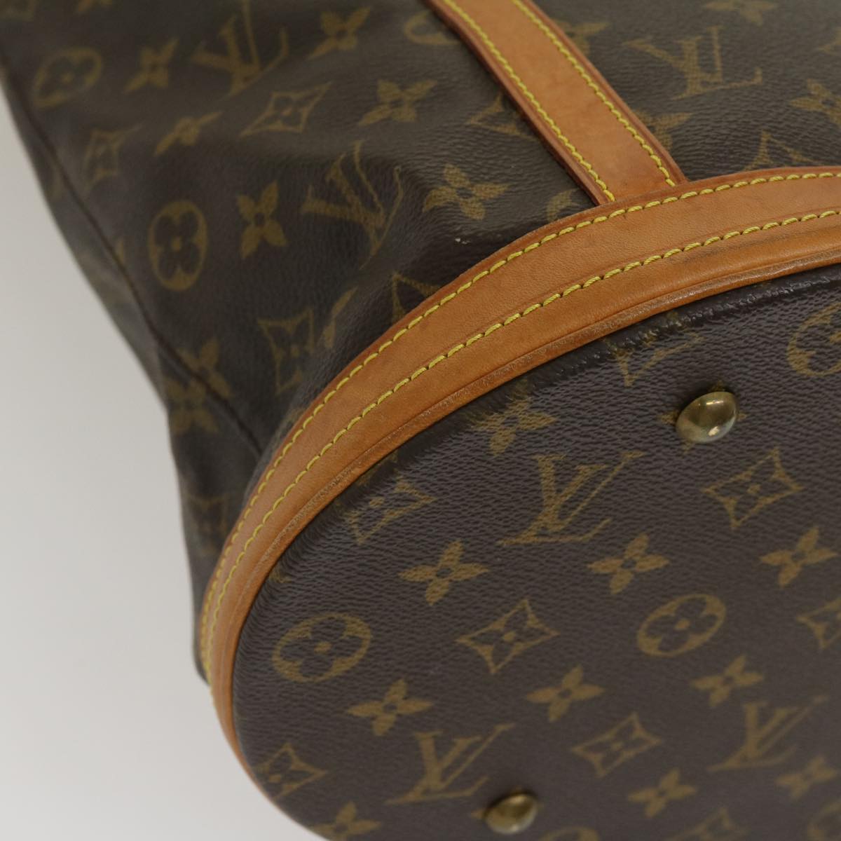 LOUIS VUITTON Monogram Bucket GM Shoulder Bag M42236 LV Auth jk1980