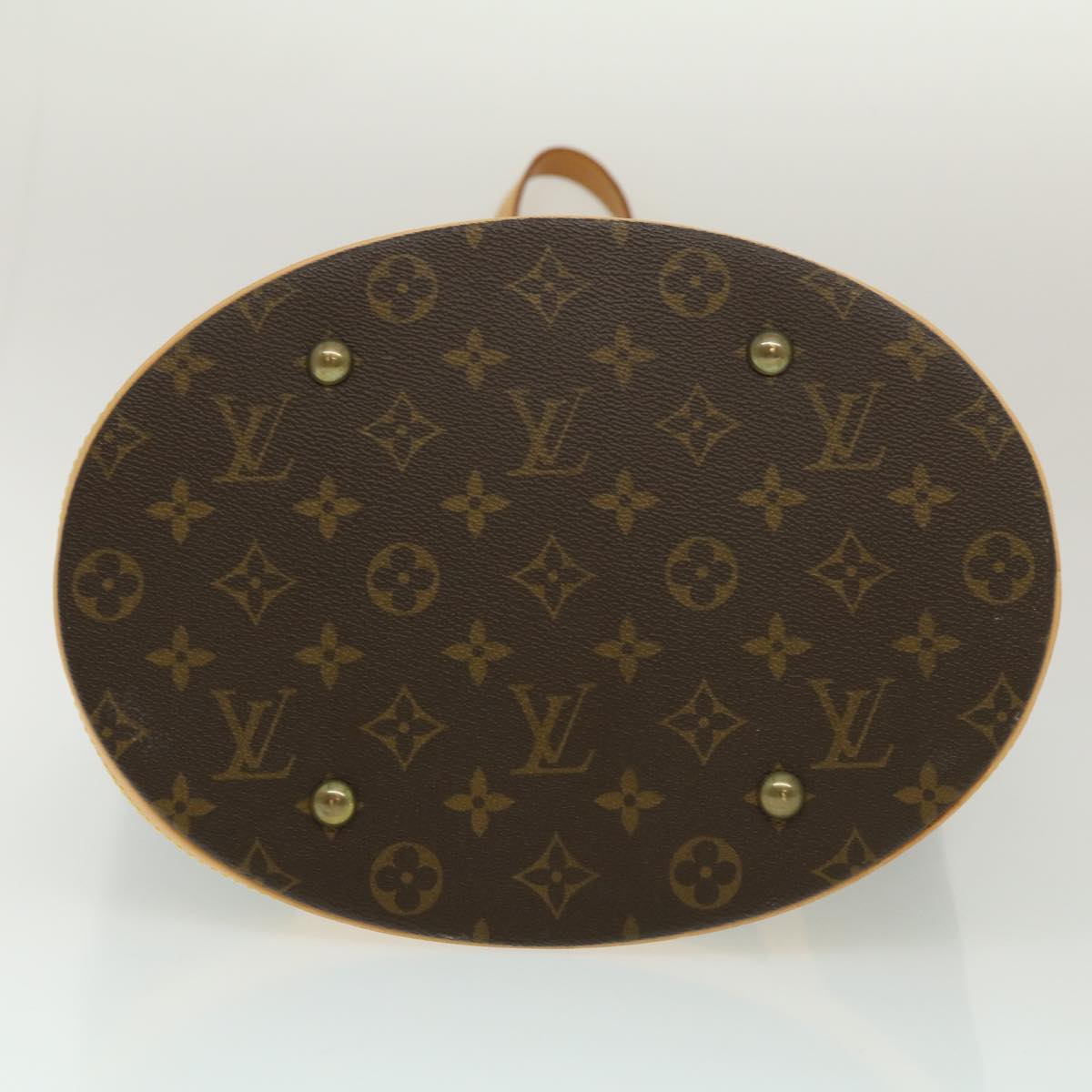 LOUIS VUITTON Monogram Bucket GM Shoulder Bag M42236 LV Auth jk1996