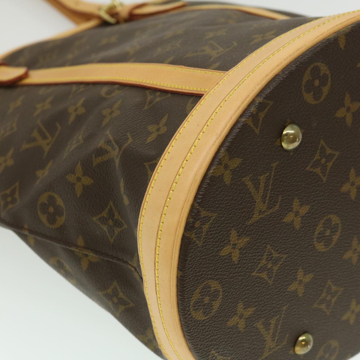 LOUIS VUITTON Monogram Bucket GM Shoulder Bag M42236 LV Auth jk1996