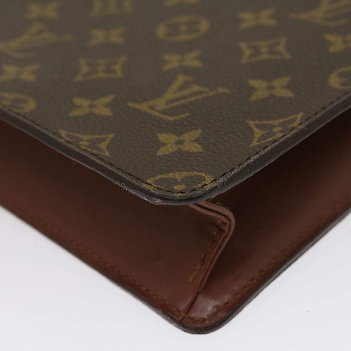 LOUIS VUITTON Monogram Pochette Homme Clutch Bag M51795 LV Auth jk2025