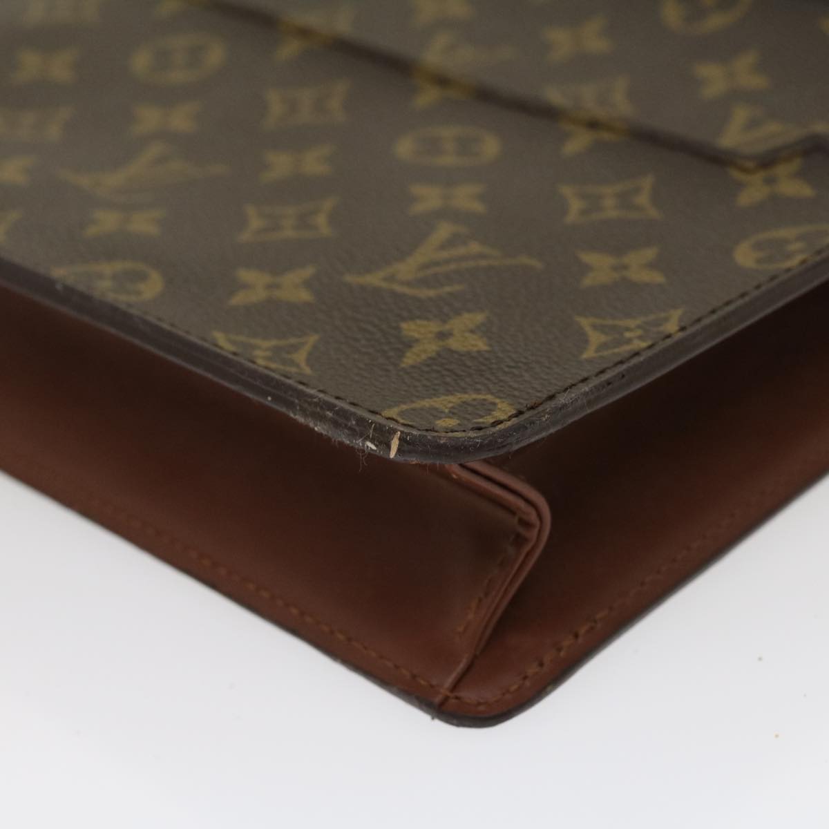 LOUIS VUITTON Monogram Pochette Homme Clutch Bag M51795 LV Auth jk2025