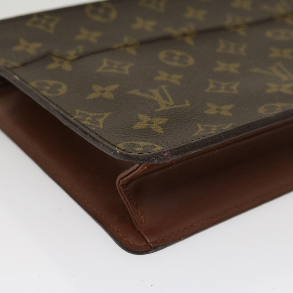 LOUIS VUITTON Monogram Pochette Homme Clutch Bag M51795 LV Auth jk2025