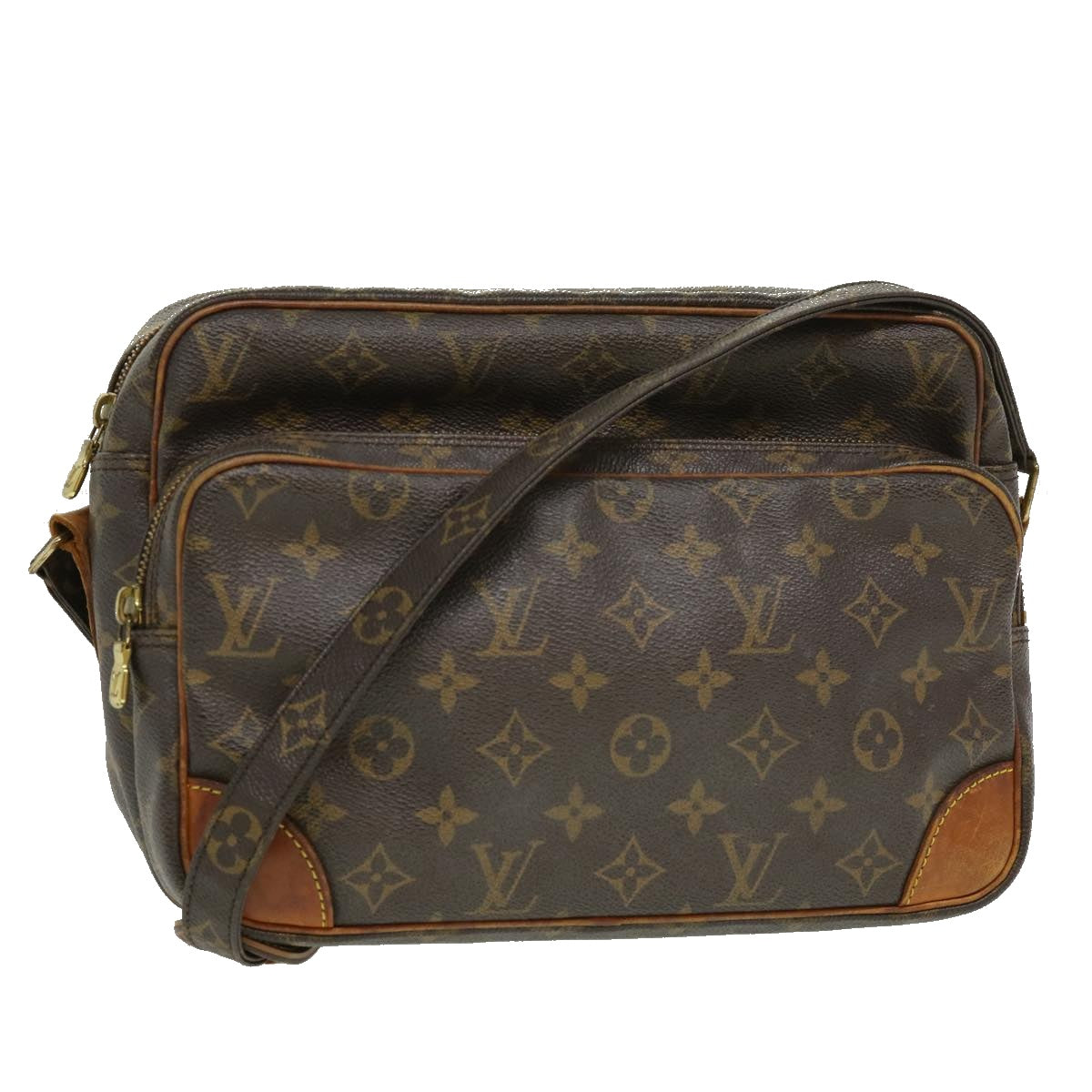 LOUIS VUITTON Monogram Nile Shoulder Bag M45244 LV Auth jk2032