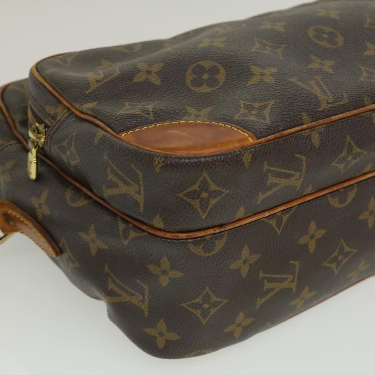 LOUIS VUITTON Monogram Nile Shoulder Bag M45244 LV Auth jk2032