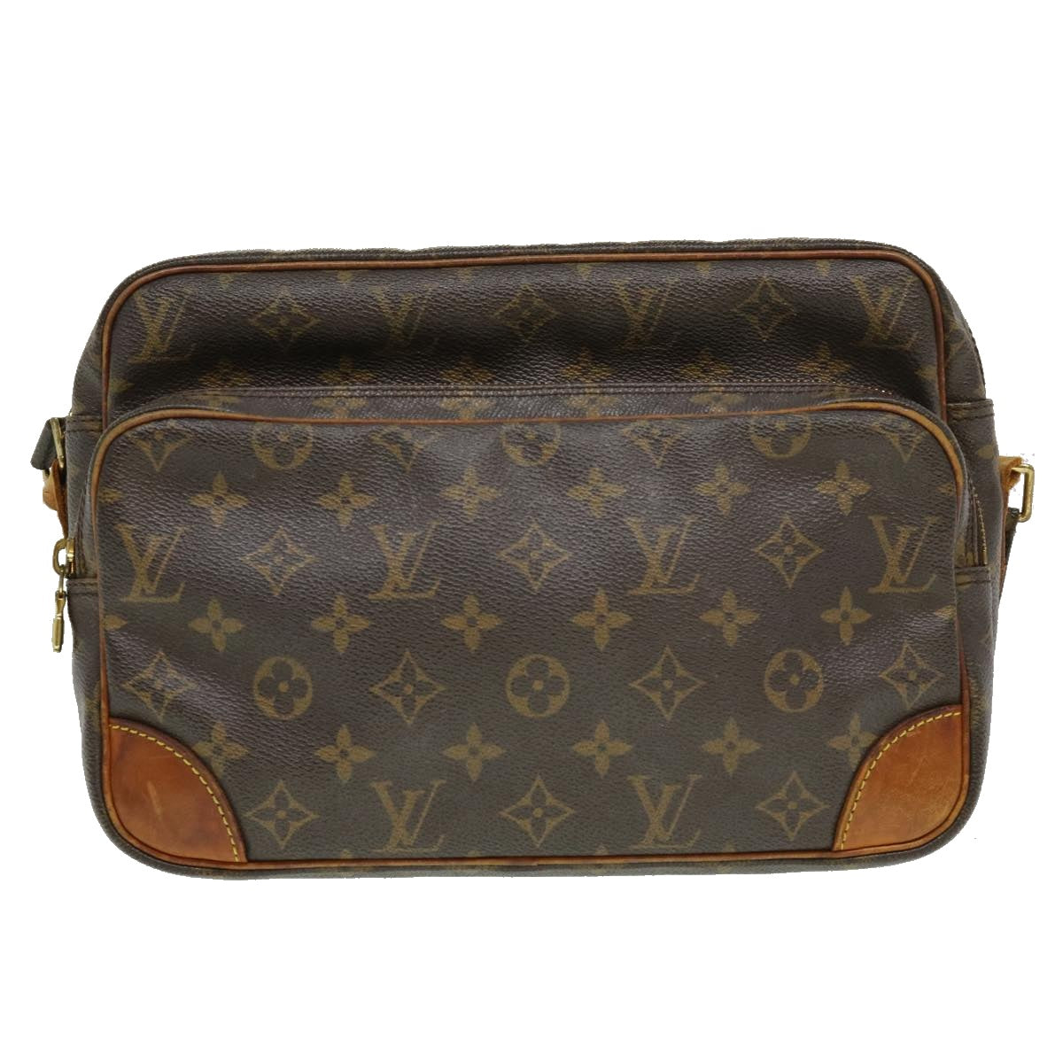 LOUIS VUITTON Monogram Nile Shoulder Bag M45244 LV Auth jk2032