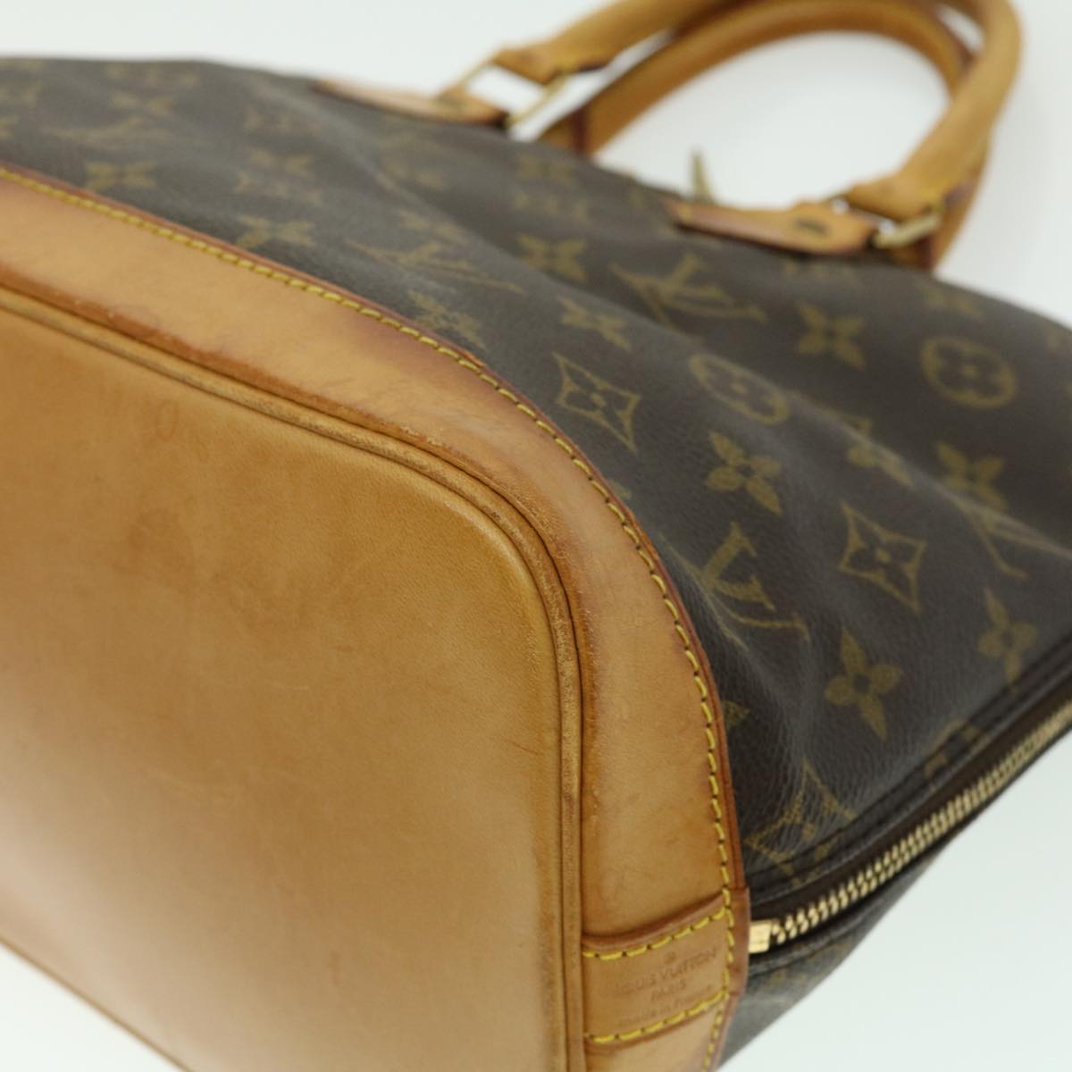 LOUIS VUITTON Monogram Alma Hand Bag M51130 LV Auth jk2084