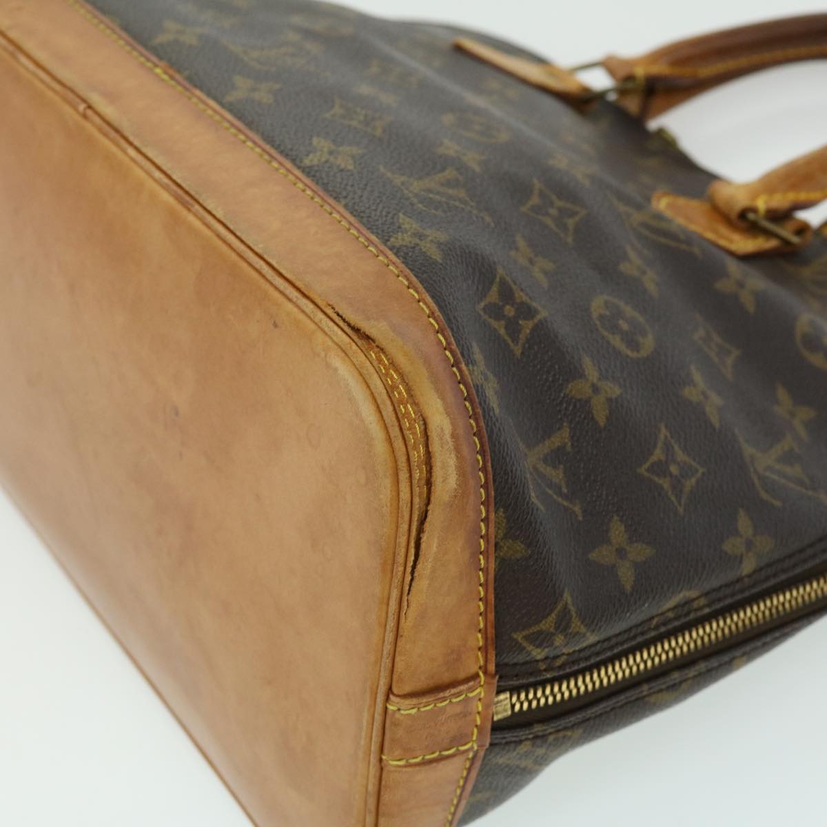 LOUIS VUITTON Monogram Alma Hand Bag M51130 LV Auth jk2087