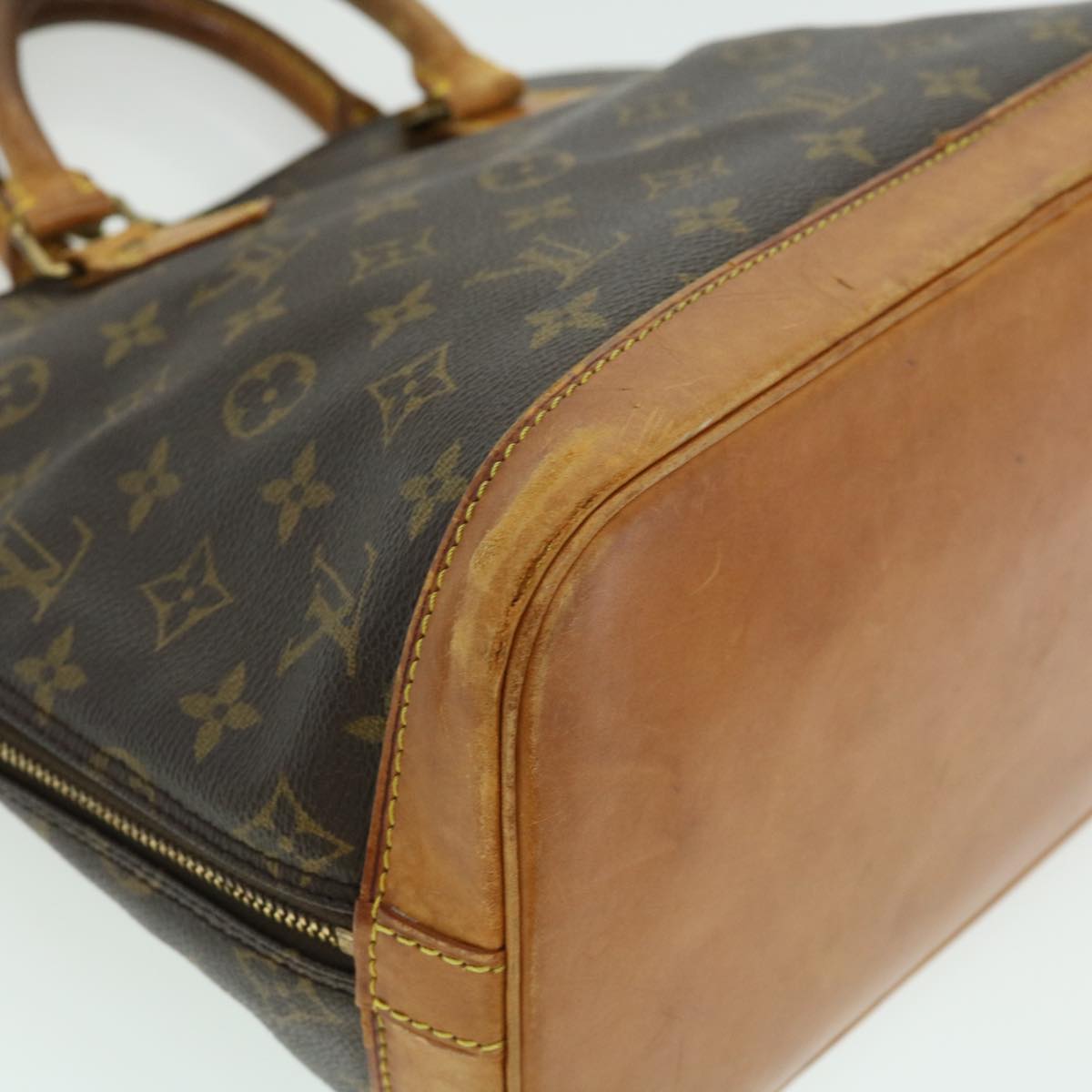 LOUIS VUITTON Monogram Alma Hand Bag M51130 LV Auth jk2087