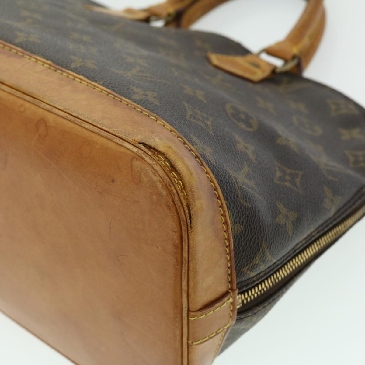 LOUIS VUITTON Monogram Alma Hand Bag M51130 LV Auth jk2087