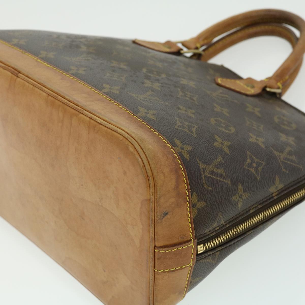 LOUIS VUITTON Monogram Alma Hand Bag M51130 LV Auth jk2091