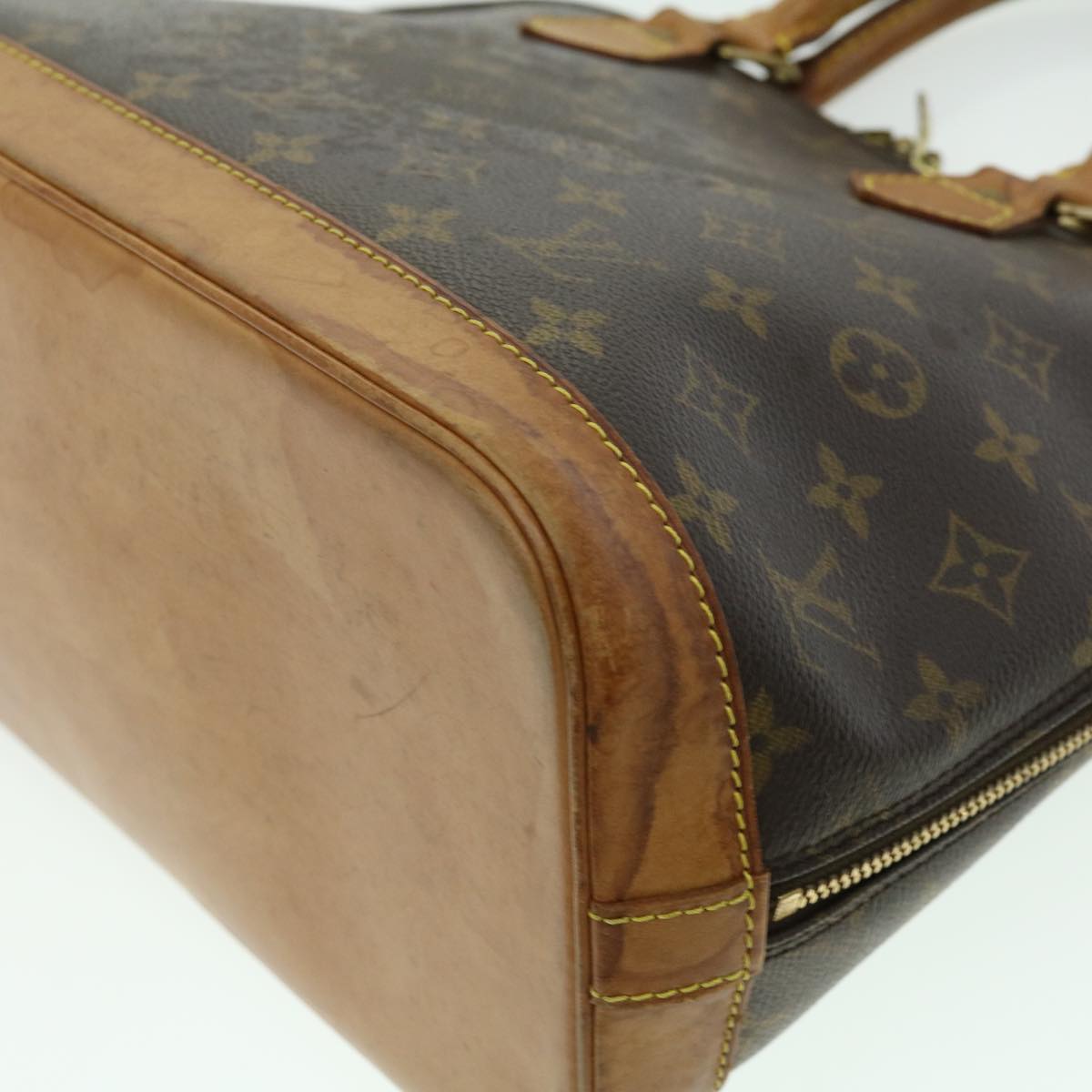 LOUIS VUITTON Monogram Alma Hand Bag M51130 LV Auth jk2091