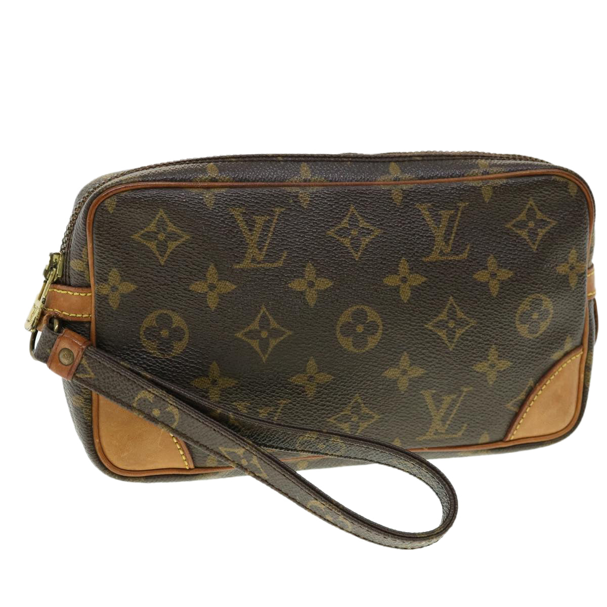 LOUIS VUITTON Monogram Marly DragonnePM Clutch Bag Vintage M51827 LV Auth jk2110