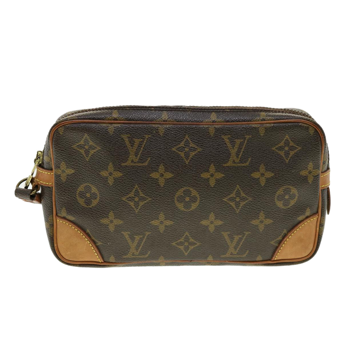 LOUIS VUITTON Monogram Marly DragonnePM Clutch Bag Vintage M51827 LV Auth jk2110