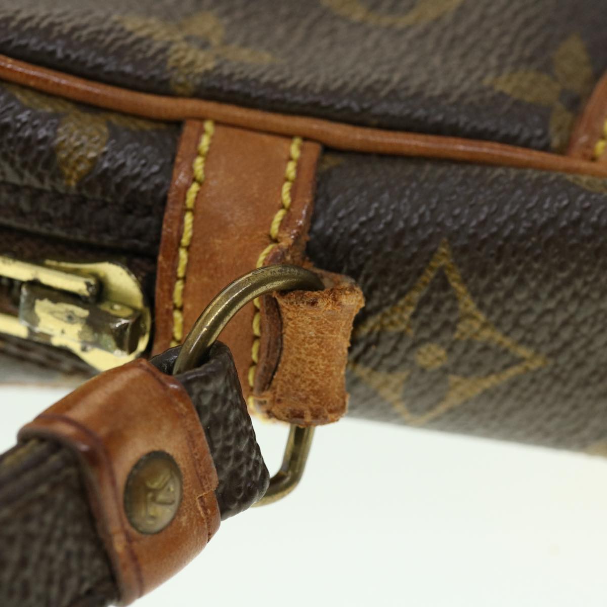 LOUIS VUITTON Monogram Marly DragonnePM Clutch Bag Vintage M51827 LV Auth jk2110