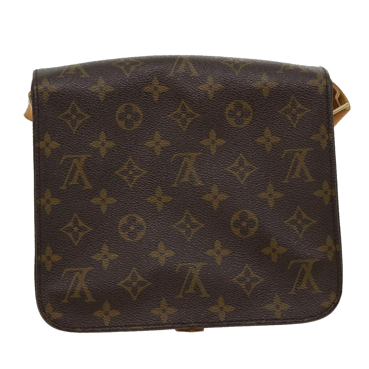 LOUIS VUITTON Monogram Cartouchiere MM Shoulder Bag M51253 LV Auth jk2111