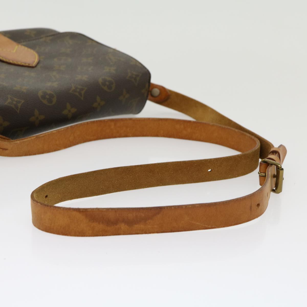 LOUIS VUITTON Monogram Cartouchiere MM Shoulder Bag M51253 LV Auth jk2111